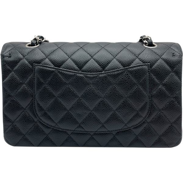 シャネル CHANEL マトラッセ25 A01112 25番台 ブラック SV金具 キャビアスキン レディース ショルダーバッグ