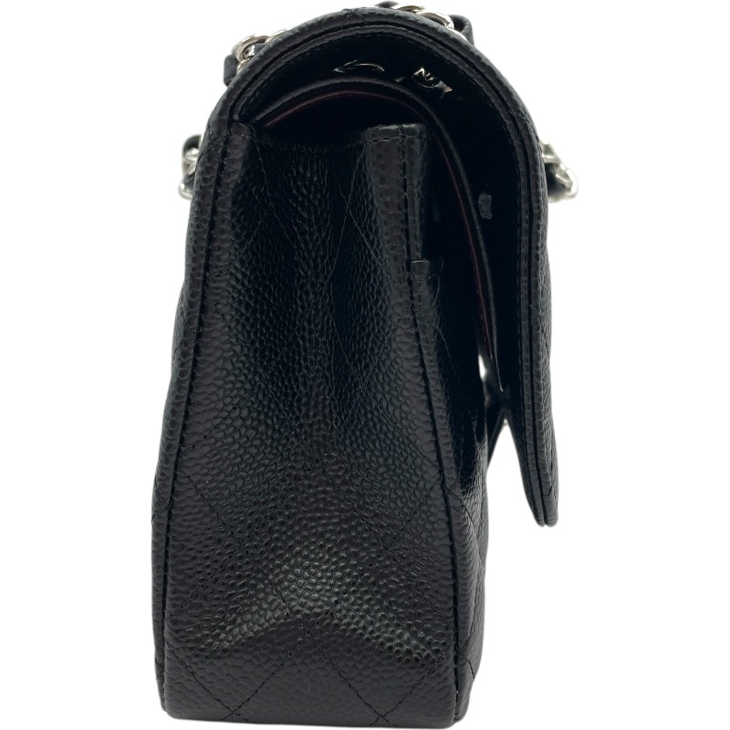 シャネル CHANEL マトラッセ25 A01112 25番台 ブラック SV金具 キャビアスキン レディース ショルダーバッグ