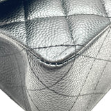 シャネル CHANEL マトラッセ25 A01112 25番台 ブラック SV金具 キャビアスキン レディース ショルダーバッグ