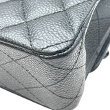 シャネル CHANEL マトラッセ25 A01112 25番台 ブラック SV金具 キャビアスキン レディース ショルダーバッグ