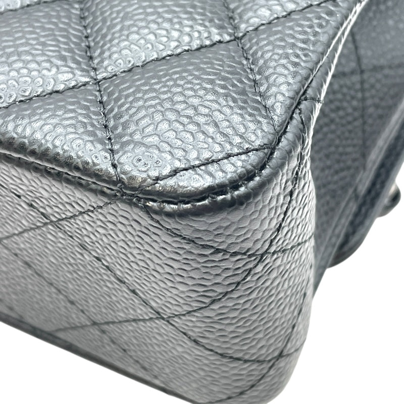 シャネル CHANEL マトラッセ25 A01112 25番台 ブラック SV金具 キャビアスキン レディース ショルダーバッグ