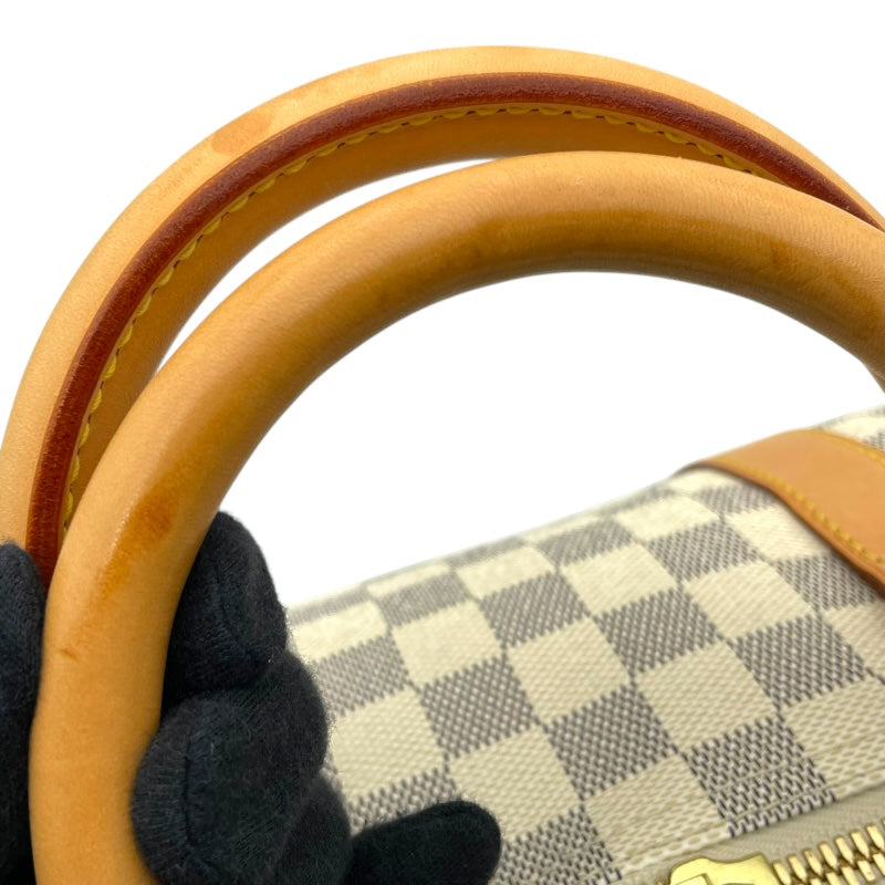 ルイ・ヴィトン LOUIS VUITTON キーポル50 N41430 ホワイト ダミエ・アズール ユニセックス ボストンバッグ