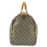 ルイ・ヴィトン LOUIS VUITTON キーポル50 N41430 ホワイト ダミエ・アズール ユニセックス ボストンバッグ