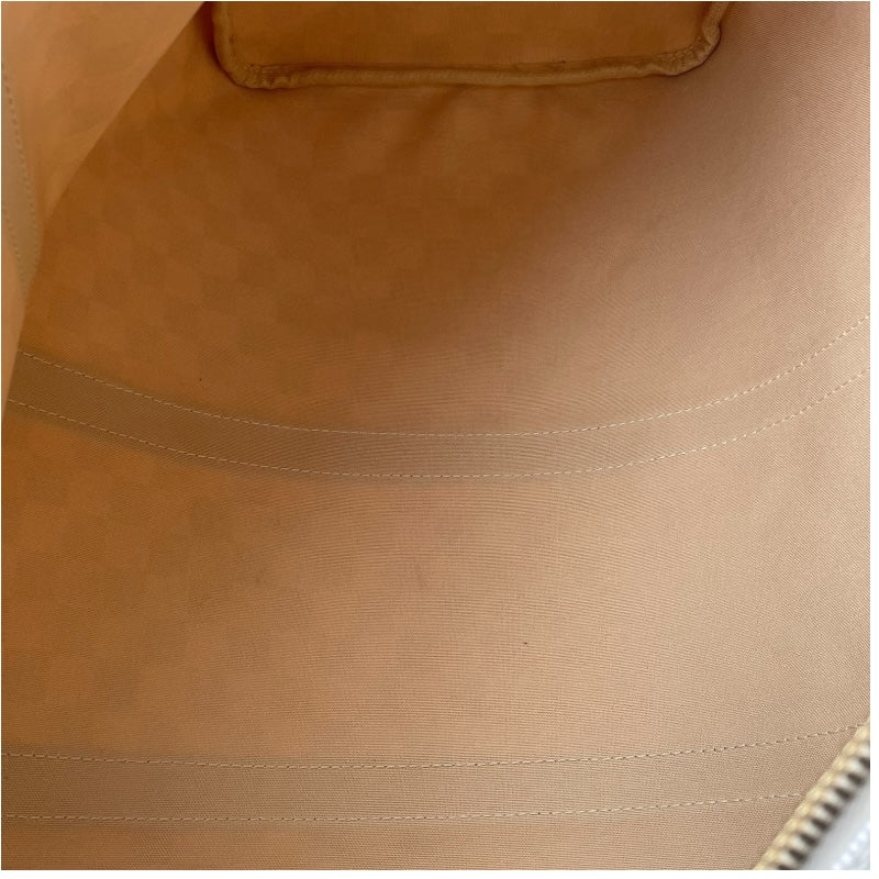 ルイ・ヴィトン LOUIS VUITTON キーポル50 N41430 ホワイト ダミエ・アズール ユニセックス ボストンバッグ