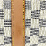 ルイ・ヴィトン LOUIS VUITTON キーポル50 N41430 ホワイト ダミエ・アズール ユニセックス ボストンバッグ