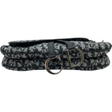 クリスチャン・ディオール Christian Dior トロッターサドルバッグ ブラック SV金具 キャンバス レディース ハンドバッグ