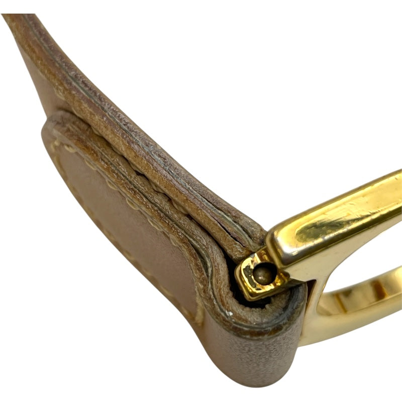 クリスチャン・ディオール Christian Dior トロッターサドルバッグ ブラウン GD金具 キャンバス レディース ハンドバッグ