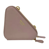 プラダ PRADA トライアングル Re-Nylon ショルダー 1NR015 ピンク サフィアーノ レディース ショルダーバッグ