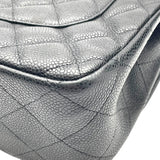 シャネル CHANEL デカマトラッセ30 A58600 ブラック SV金具 キャビア レディース ショルダーバッグ