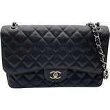 シャネル CHANEL デカマトラッセ30 A58600 ブラック SV金具 キャビア レディース ショルダーバッグ