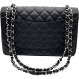 シャネル CHANEL デカマトラッセ30 A58600 ブラック SV金具 キャビア レディース ショルダーバッグ