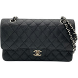 シャネル CHANEL マトラッセ25 A01112 12番台 ブラック SV金具 キャビア レディース ショルダーバッグ