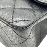 シャネル CHANEL マトラッセ25 A01112 12番台 ブラック SV金具 キャビア レディース ショルダーバッグ