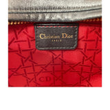 クリスチャン・ディオール Christian Dior ディディオール ミディアム ブラック ラムスキン・カナージュ レディース ハンドバッグ