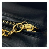 クリスチャン・ディオール Christian Dior ディディオール ミディアム ブラック ラムスキン・カナージュ レディース ハンドバッグ