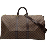 ルイ・ヴィトン LOUIS VUITTON キーポル N41414 ブラウン ダミエ ユニセックス ボストンバッグ