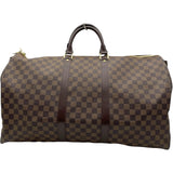 ルイ・ヴィトン LOUIS VUITTON キーポル･バンドリエール55 N41414 ブラウン ダミエ ユニセックス ボストンバッグ