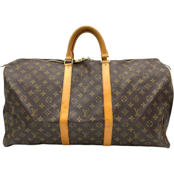 ルイ・ヴィトン LOUIS VUITTON キーポル55 M41424 ブラウン モノグラムキャンバス ユニセックス ボストンバッグ