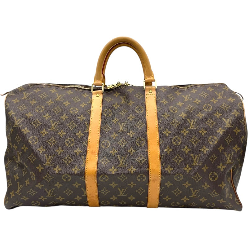 ルイ・ヴィトン LOUIS VUITTON キーポル55 M41424 ブラウン モノグラムキャンバス ユニセックス ボストンバッグ