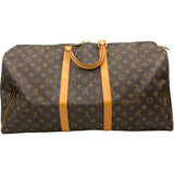 ルイ・ヴィトン LOUIS VUITTON キーポル55 M41424 ブラウン モノグラムキャンバス ユニセックス ボストンバッグ