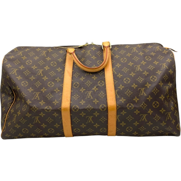 ルイ・ヴィトン LOUIS VUITTON キーポル55 M41424 ブラウン モノグラムキャンバス ユニセックス ボストンバッグ