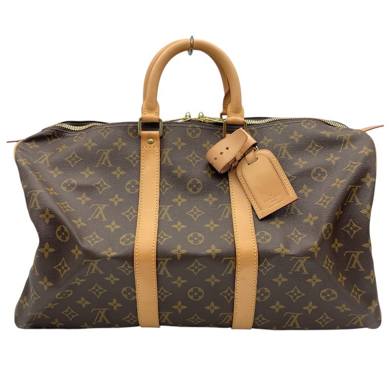 ルイ・ヴィトン LOUIS VUITTON キーポル45 M41428 ブラウン モノグラムキャンバス ユニセックス ボストンバッグ