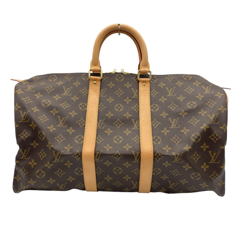 ルイ・ヴィトン LOUIS VUITTON キーポル45 M41428 ブラウン モノグラムキャンバス ユニセックス ボストンバッグ