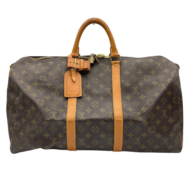 ルイ・ヴィトン LOUIS VUITTON キーポル50 M41426 ブラウン モノグラムキャンバス レディース ボストンバッグ