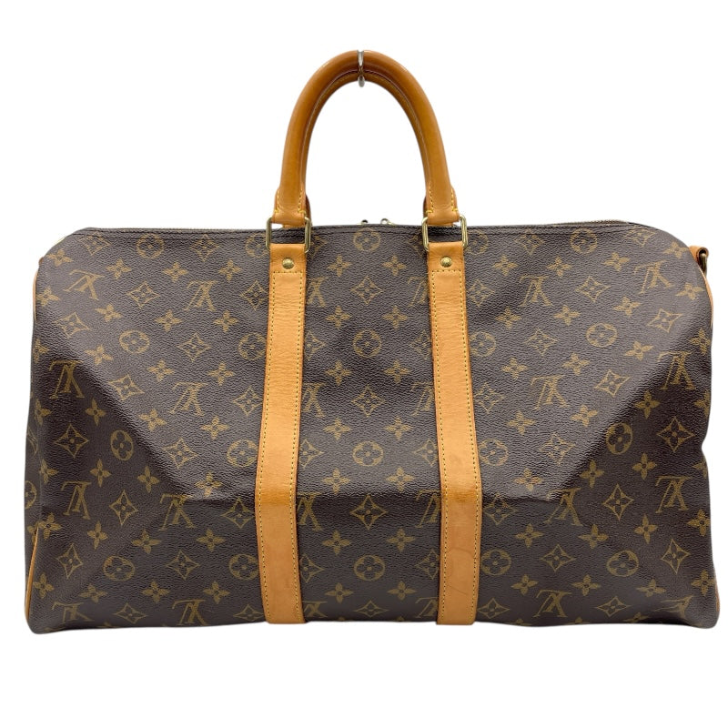ルイ・ヴィトン LOUIS VUITTON キーポル・バンドリエール 45 M41418 ブラウン モノグラムキャンバス ユニセックス ボストンバッグ