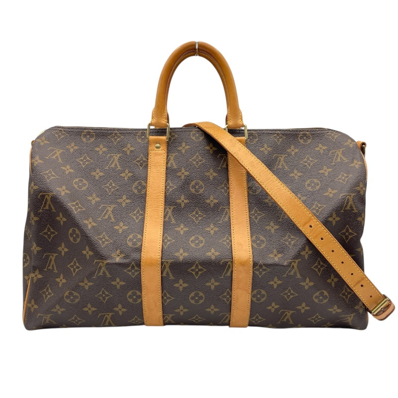 ルイ・ヴィトン LOUIS VUITTON キーポル・バンドリエール 45 M41418 ブラウン モノグラムキャンバス ユニセックス ボストンバッグ