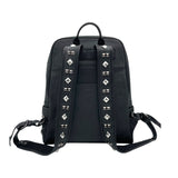 エム・シー・エム MCM スタッズ バックバック ブラック PVC メンズ リュック・デイパック