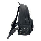 エム・シー・エム MCM スタッズ バックバック ブラック PVC メンズ リュック・デイパック