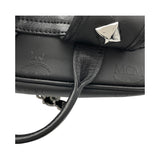 エム・シー・エム MCM スタッズ バックバック ブラック PVC メンズ リュック・デイパック