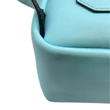 エム・シー・エム MCM スタッズバックバックミニ ライトブルー レザー レディース リュック・デイパック