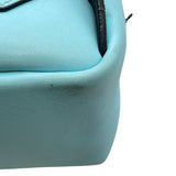 エム・シー・エム MCM スタッズバックバックミニ ライトブルー レザー レディース リュック・デイパック