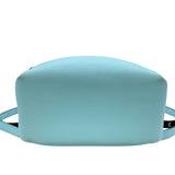 エム・シー・エム MCM スタッズバックバックミニ ライトブルー レザー レディース リュック・デイパック