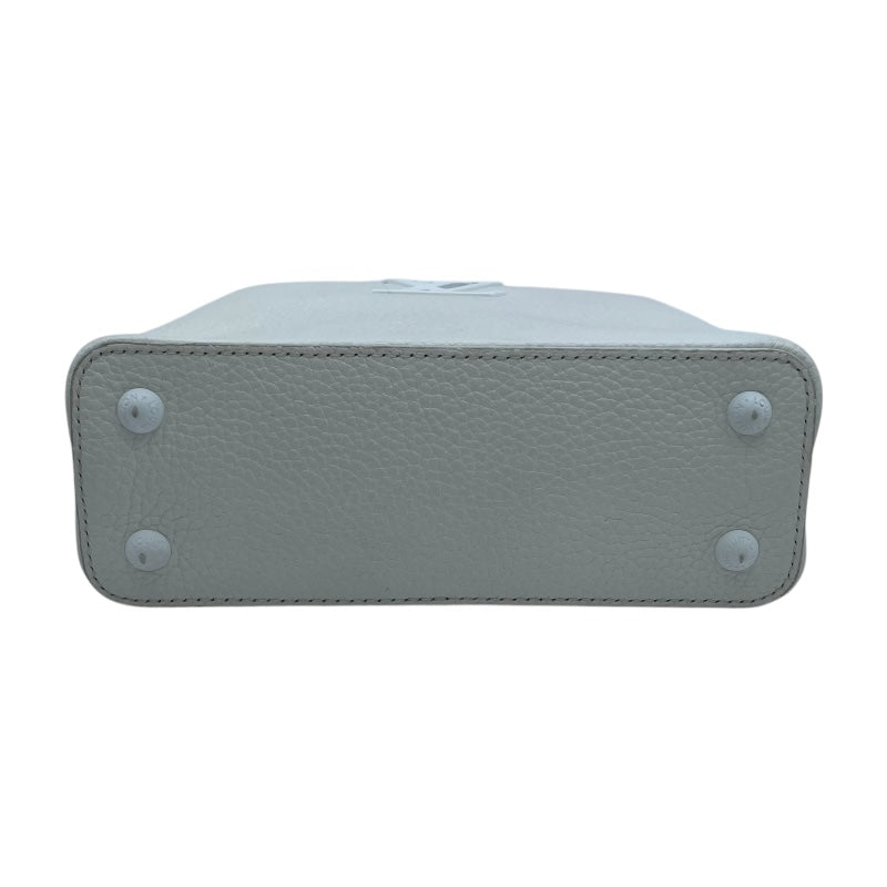 ルイ・ヴィトン LOUIS VUITTON カプシーヌMINI M53960 ホワイト トリヨン レディース ショルダーバッグ