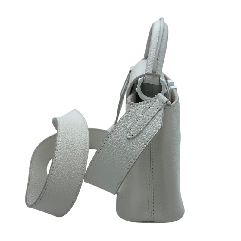 ルイ・ヴィトン LOUIS VUITTON カプシーヌMINI M53960 ホワイト トリヨン レディース ショルダーバッグ