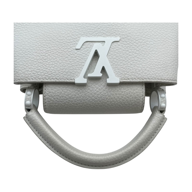 ルイ・ヴィトン LOUIS VUITTON カプシーヌMINI M53960 ホワイト トリヨン レディース ショルダーバッグ