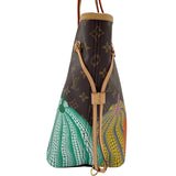 ルイ・ヴィトン LOUIS VUITTON ネヴァーフルMM 草間彌生コラボ M46468 ブラウン モノグラム・パンプキン レディース トートバッグ