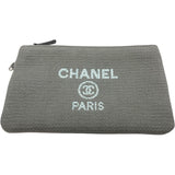 シャネル CHANEL ドーヴィルMM A67001 ブラウン SV金具 キャンバス レディース ハンドバッグ