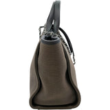 シャネル CHANEL ドーヴィルMM A67001 ブラウン SV金具 キャンバス レディース ハンドバッグ