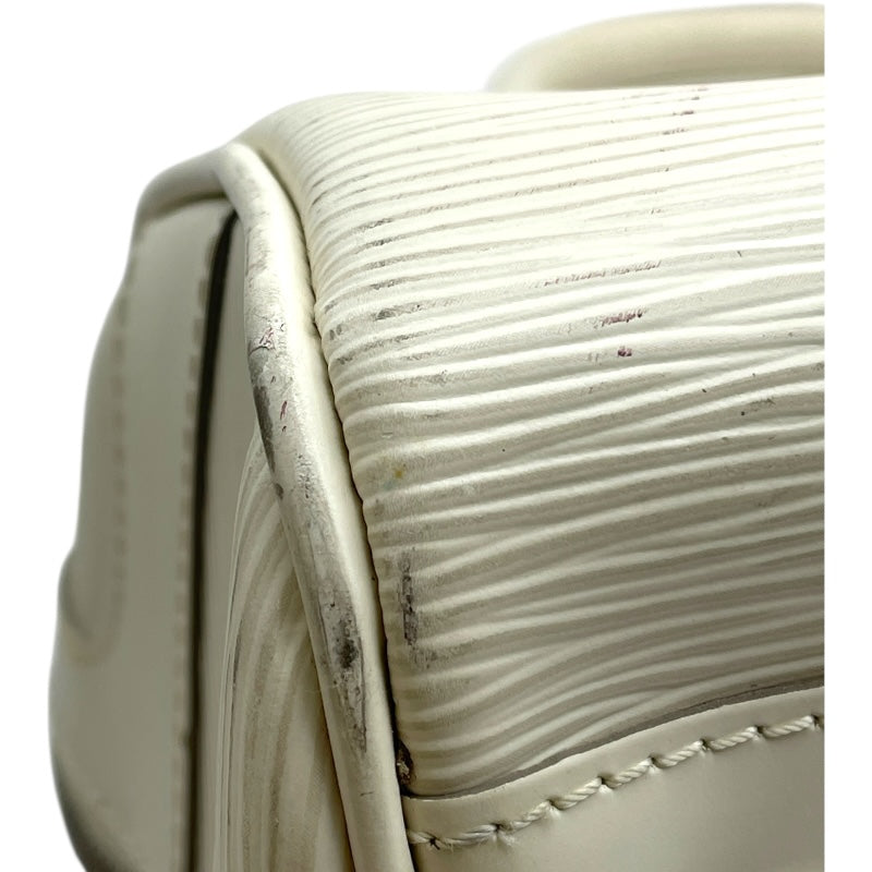 ルイ・ヴィトン LOUIS VUITTON ボーリングモンテーニュGM M5931J ホワイト エピ レディース ハンドバッグ