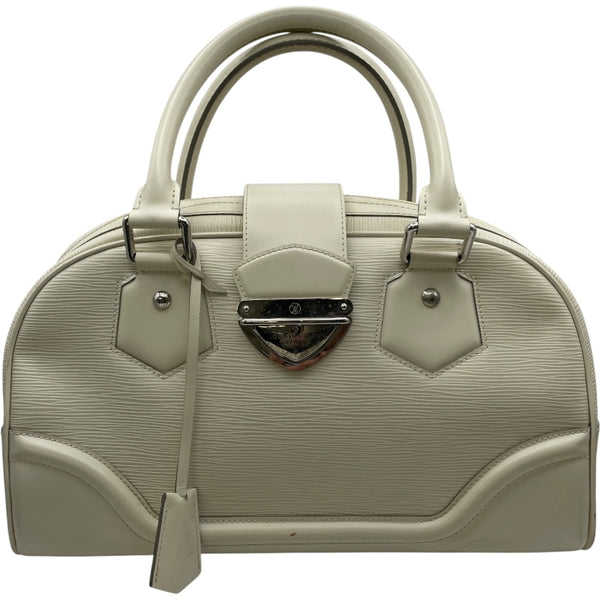 ルイ・ヴィトン LOUIS VUITTON ボーリングモンテーニュGM M5931J ホワイト エピ レディース ハンドバッグ