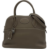エルメス HERMES ボリード31 □K刻 エトゥープ SV金具 トリヨン レディース ショルダーバッグ
