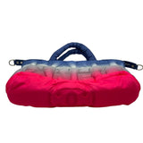 シャネル CHANEL ドゥドーヌバッグ 25番台 ブルー ナイロン レディース トートバッグ