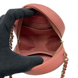 シャネル CHANEL CCフィリグリーチェーンポシェット AP0365 28番台 ピンク GD金具 キャビアスキン レディース ショルダーバッグ