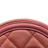シャネル CHANEL CCフィリグリーチェーンポシェット AP0365 28番台 ピンク GD金具 キャビアスキン レディース ショルダーバッグ