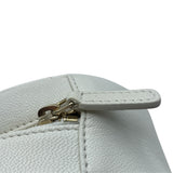 シャネル CHANEL パールラウンドチェーン 29番台 ホワイト GD金具 ラム レディース ショルダーバッグ