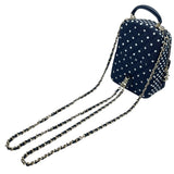 シャネル CHANEL マトラッセバックバック AP3753 ランダムシリアル ネイビー GD金具 キャンバス レディース リュック・デイパック